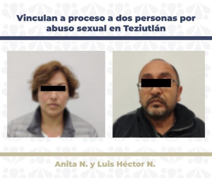 Vinculan a proceso a 2 personas por abuso sexual en Teziutlán