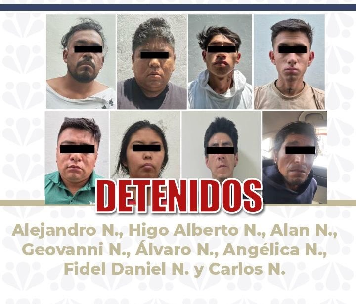 Desmantela FGE banda “Los Ingobernables” dedicada al narcomenudeo en Puebla