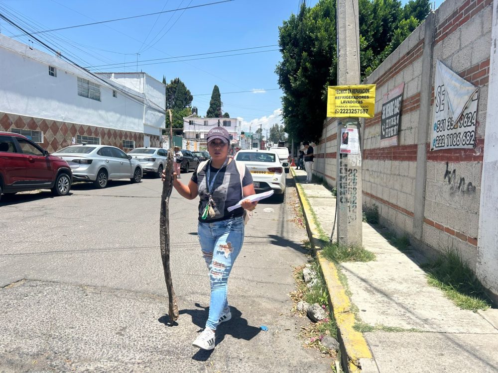 Realizan volanteo en Zavaleta para buscar a Blanca Adriana Vázquez