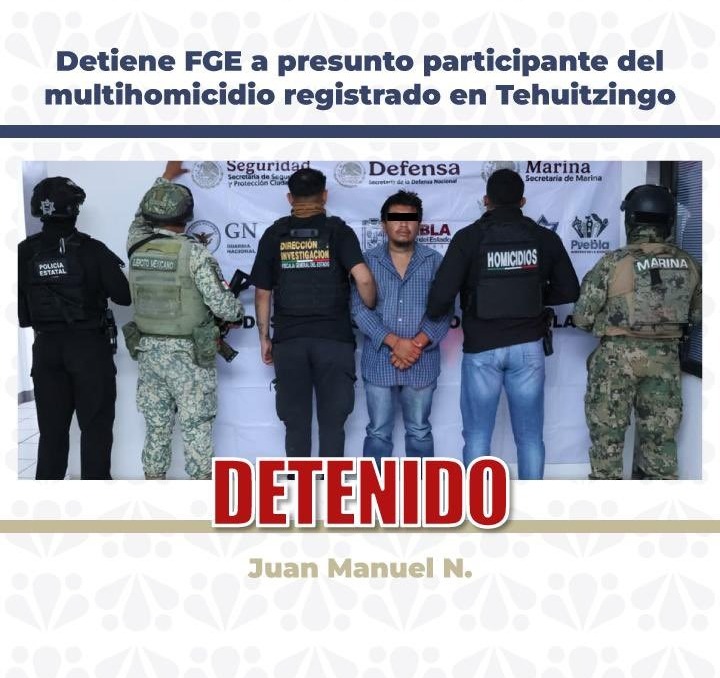 Este es Juan Manuel, uno de los homicidas en Tehutizingo