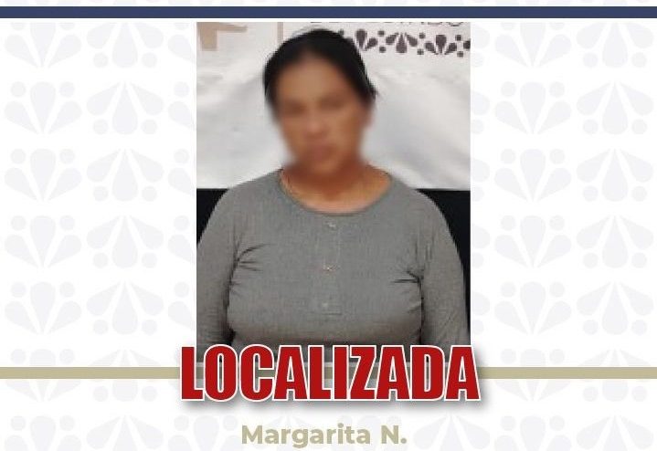 Margarita inventa secuestro y es localizada por la FGE