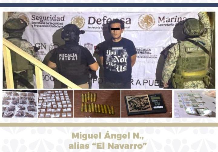 Detienen a proveedor de droga vinculado con “Los Cuijes”