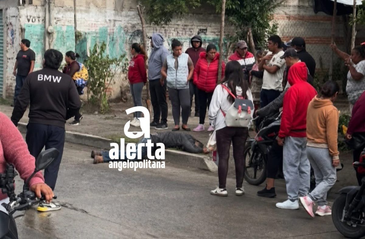 Ejecutan a hombre en plena vía pública de Texmelucan
